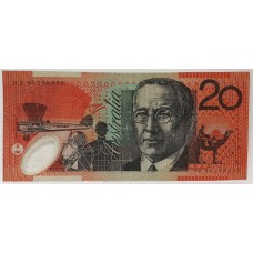 AUSTRALIA 1994 . TWENTY 20  DOLLARS BANKNOTE . EVANS/FRASER . LAST PREFIX DA95